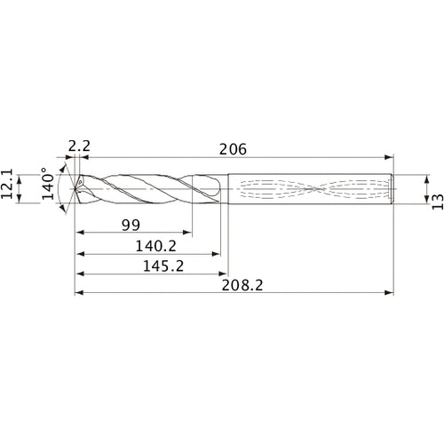 MVS1210X08S130 CARB DRILL