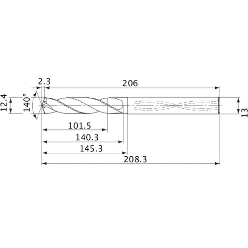 MVS1240X08S130 CARB DRILL