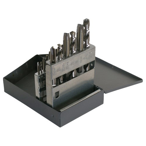 GT18 18 Piece English Gun Tap & Drill Set - Exact Industrial Supply