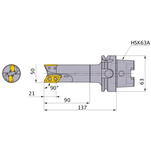 AXD7000R05003A-H63A FACE MILL