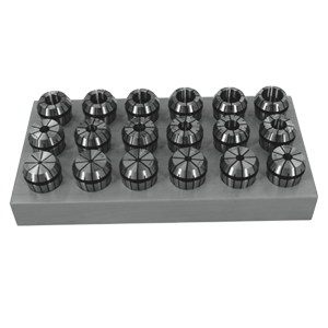 ER-40 Collet Set - Part # 40-SET23 - Benchmark Tooling