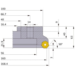 AHX440S-160C16NR MILL
