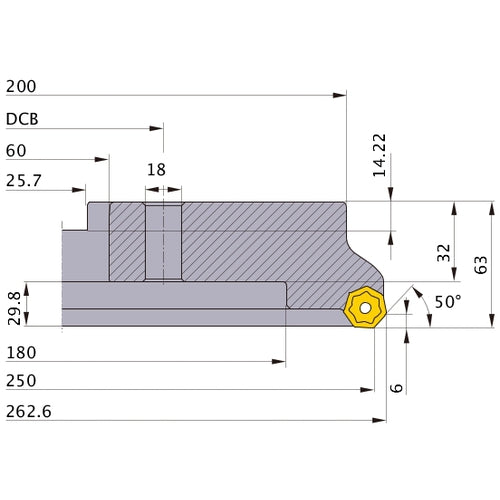 AHX640W-250C36R MILL
