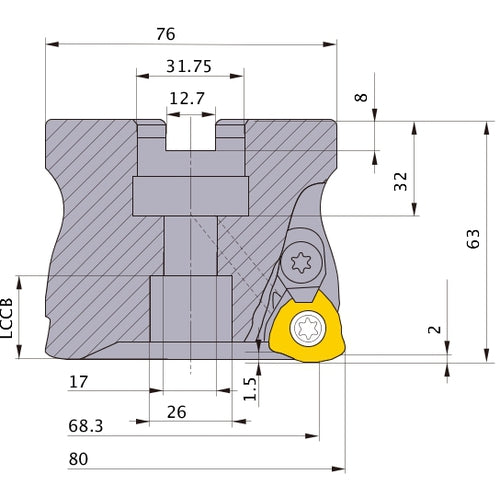 AJX12R08006D MILL