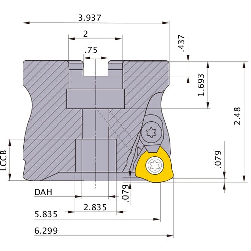 AJX14RA16008F FACE MILL