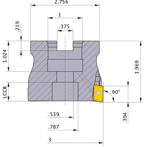 APX3000R0309B FACE MILL