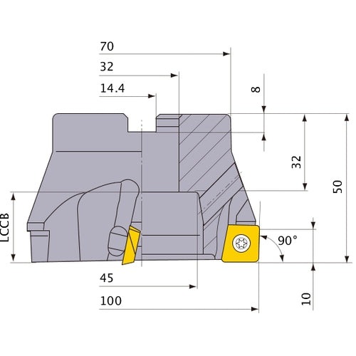 ASX400-100B10R MILL