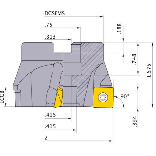 ASX400R0203 FACE MILL