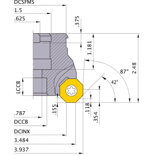BOER0405E FACE MILL
