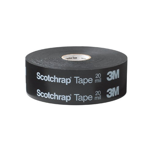 3M Scotchrap Vinyl Corrosion Protection Tape 51 1″ × 100 ft Printed Black - Benchmark Tooling