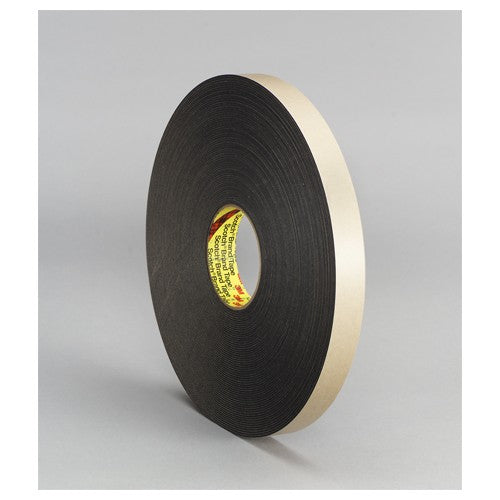 3M Double Coated Polyethylene Foam Tape 4496B Black 3/8″ × 36 yd 62mil - Benchmark Tooling