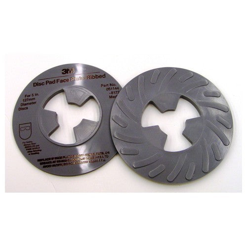 3M Disc Pad Face Plate Ribbed 81734 5″ Medium Gray - Benchmark Tooling