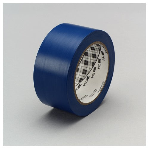 3M General Purpose Vinyl Tape 764 Blue 3″ × 36 yd 5 mil Individually Wrapped Conveniently Packaged - Benchmark Tooling