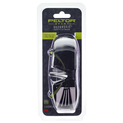 Peltor Sport SecureFit Safety Eyewear SF400-PG-8 Gray/AF Lens - Benchmark Tooling
