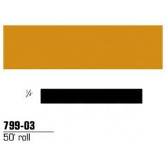 1/4X50' REFLECT STRIPING TAPE GOLD - Benchmark Tooling