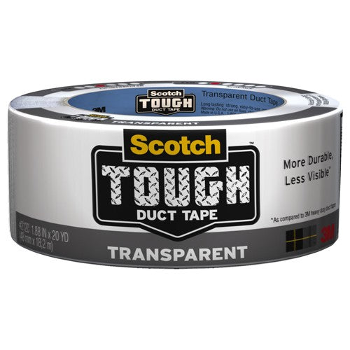 1.88 in × 20 yd (48 mm × 18,2 m) 6 Scotch(R) Tough Transparent Duct Alt Mfg # 98011 - Benchmark Tooling