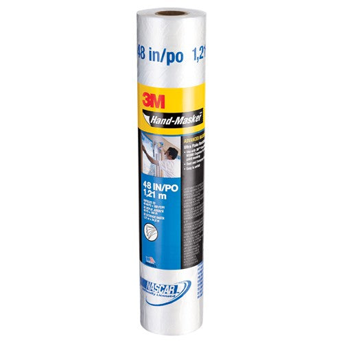 3M Hand-Masker Advanced Masking Film AMF48 48″ × 180 ft x .35 mil (1.21 m × 54.8 m x .00889 mm) - Benchmark Tooling