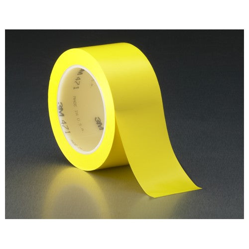 3M Vinyl Tape 471 Yellow 3/4″ × 36 yd 5.2 mil - Benchmark Tooling
