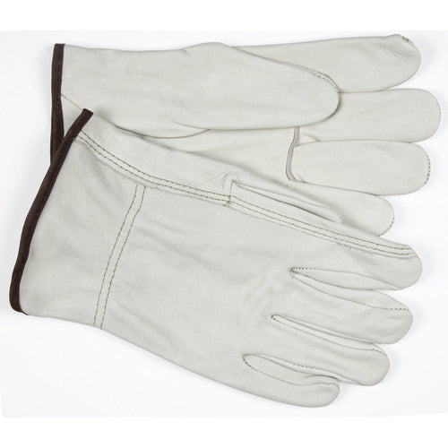 Full Leather/Straight Thumb 3203 Unlined Drivers Gloves - Size X - Large - Benchmark Tooling