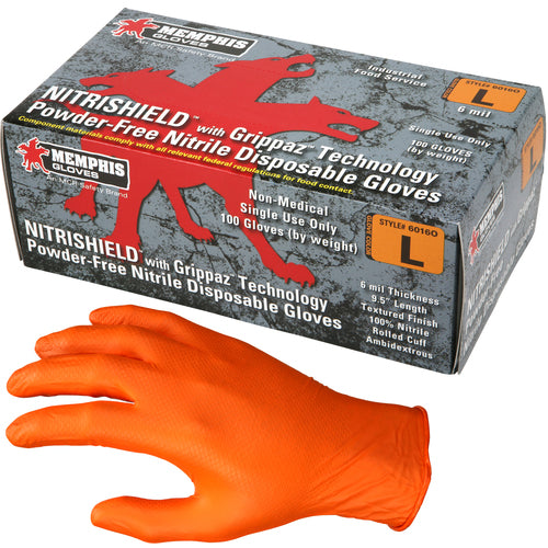 XL NITRISHIELD W/GRIPPAZ 6MIL 9.5 - Benchmark Tooling