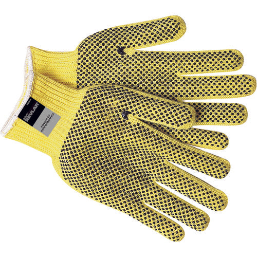 MCR Safety Cut Pro Glove - 7 Gauge Kevlar - Regular Weight - PVC Dots on 2 Sides - Size Large - Benchmark Tooling