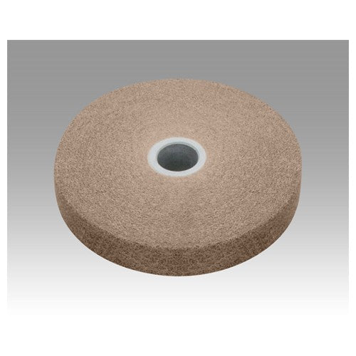 Scotch-Brite EXL Unitized Wheel XL-UW 8A Medium 4″ × 1/4″ × 3/8″ - Benchmark Tooling