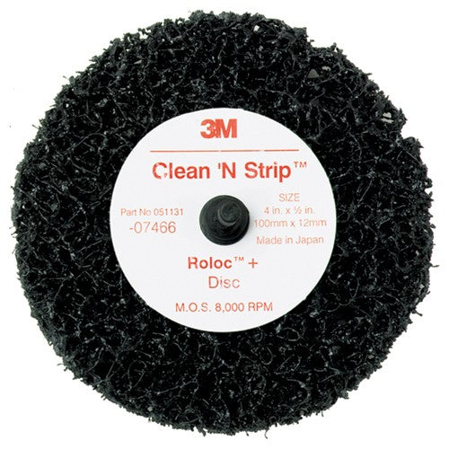 Scotch-Brite Roloc + Clean and Strip Disc 7466 4″ × 1/2″ S XCS - Benchmark Tooling
