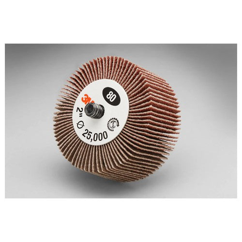 3M Flap Wheel 244D Type 84 2″ × 1″ × 1/4-20 External 60 X-weight - Benchmark Tooling