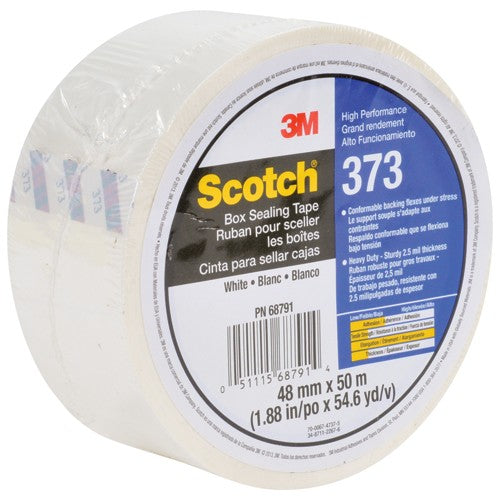 Scotch Box Sealing Tape 373 White 48 mm × 50 m - Benchmark Tooling