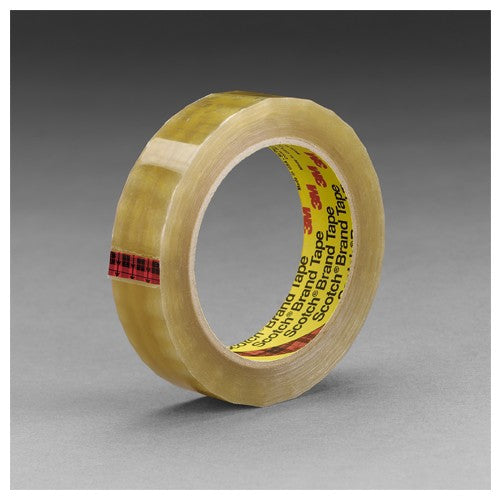 Scotch Light Duty Packaging Tape 681 Clear Moisture Chemical Resistant 1/2″ × 72 yd - Benchmark Tooling