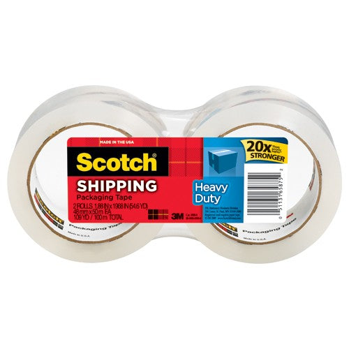 Scotch Heavy Duty Shipping Packaging Tape 3850-2 1.88″ × 54.6 yd (48 mm × 50 m) - Benchmark Tooling