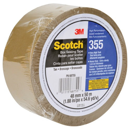 Scotch Box Sealing Tape 355 Tan 48 mm × 50 m - Benchmark Tooling