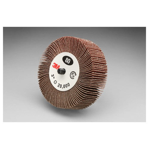 3M Flap Wheel 244D Type 84 3″ × 1″ × 1/4-20 External 60 X-weight - Benchmark Tooling