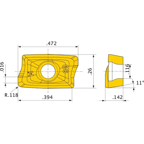 AOMT123630PEER-M MP6120 INSERT