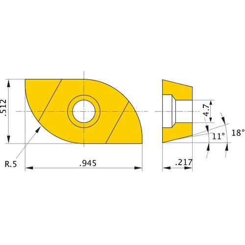 SRM216C MP9120 MILLING INSERT