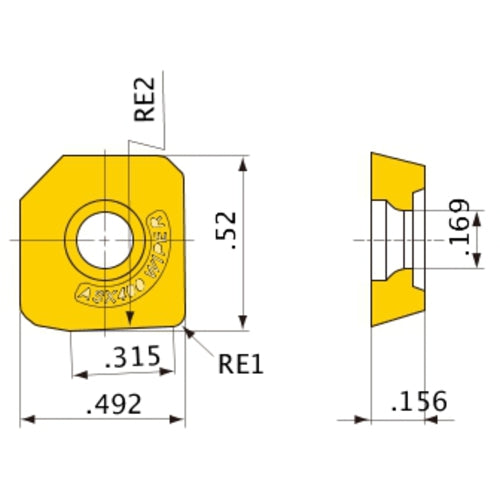 WOEW12T308PEER8C HTI05T INSERT