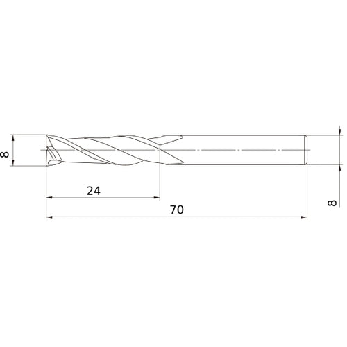 MS2JSD0800 CARBIDE ENDMILL
