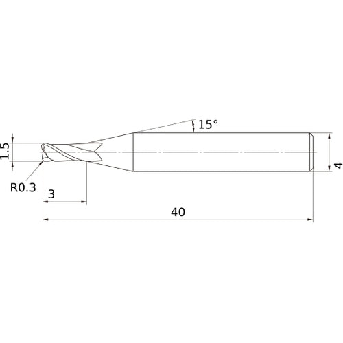 MS2MRBD0150R030 CARBIDE ENDMILL