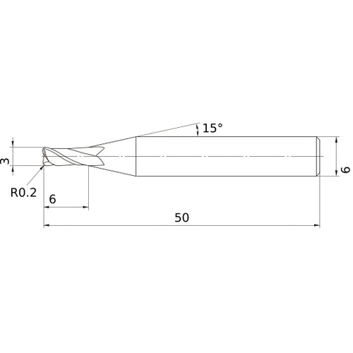 MS2MRBD0300R020 CARBIDE ENDMILL