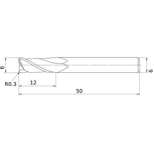 MS2MRBD0600R030 CARBIDE ENDMILL