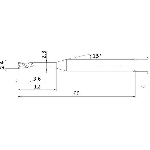 MS2XL6D0240N120 CARBIDE ENDMILL