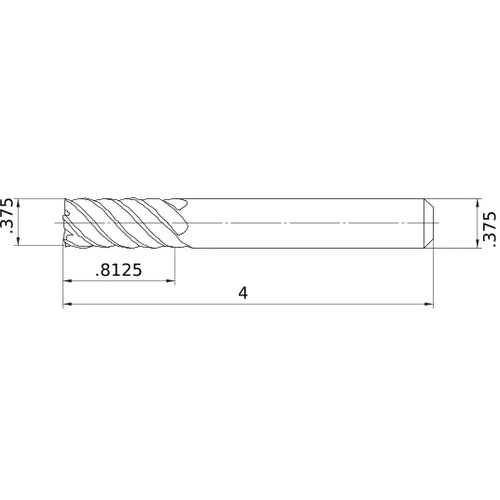 VFMDD3/8 CARBIDE ENDMILL