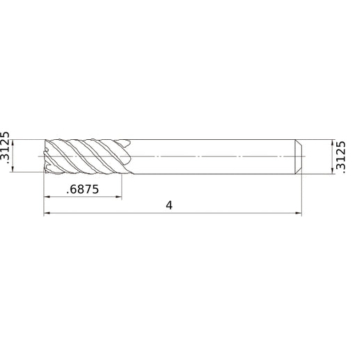 VFMDD5/16 CARBIDE ENDMILL