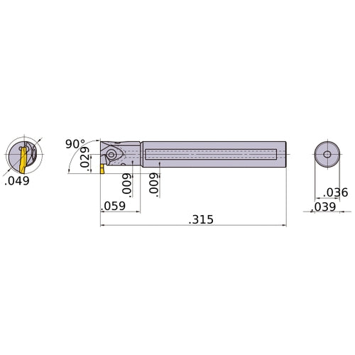 GYARUS16R90B-E06 BORING BAR