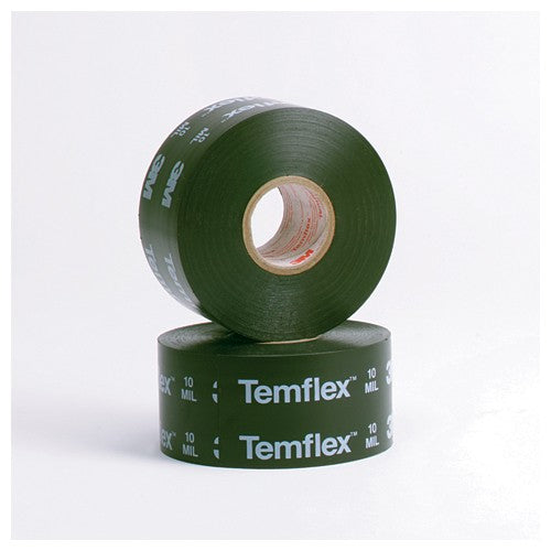 3M Temflex Vinyl Corrosion Protection Tape 1100 2″ × 100 ft Printed Black - Benchmark Tooling