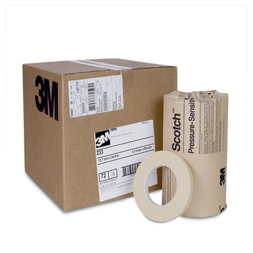Scotch Automotive Refinish Masking Tape 233 06330 1/4″ × 60 yd - Benchmark Tooling