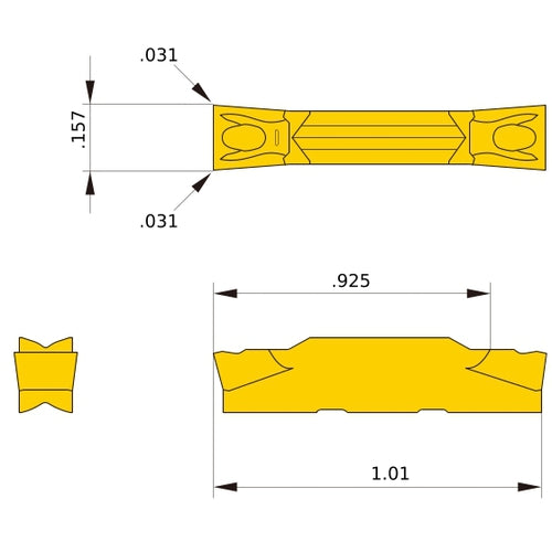 GY2M0400G080N-MM NX2525 GY INSERT