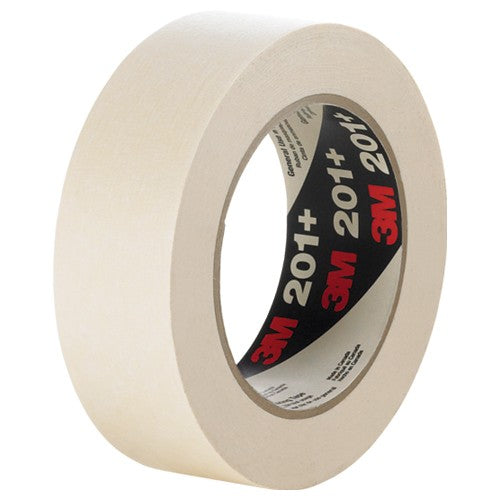3M General Use Masking Tape 201+ Tan 96 mm × 55 m 4.4 mil - Benchmark Tooling