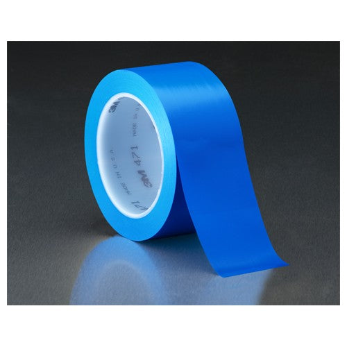 3M Vinyl Tape 471 Blue 3/8″ × 36 yd 5.2 mil - Benchmark Tooling