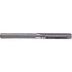 Chucking Reamer: 0.1620" Dia, 2-3/4" OAL, 7/8" Flute Length, Straight-Cylindrical Shank, Solid Carbide